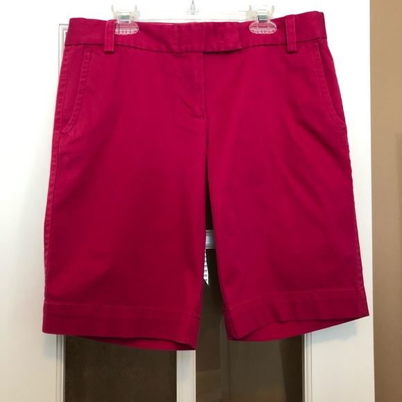 J. Crew Pants - MISSES J CREW SHORTS SIZE 2 MAGENTA NWT!